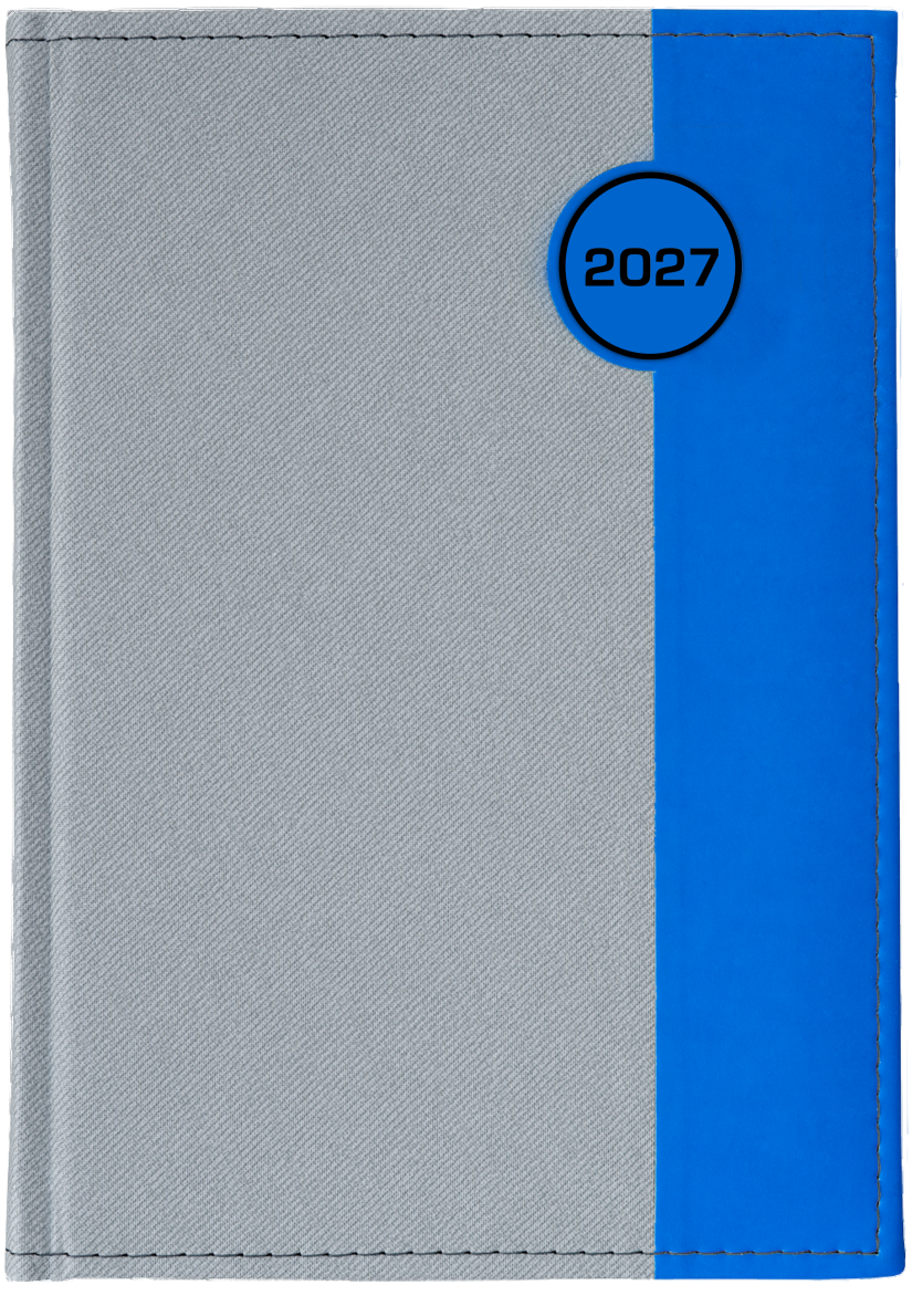 Denim Popielaty E390 + Vellutino Niebieski F961